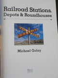 Railroad Stations Depots & Roundhouses by Michael Golay Dust Jacket