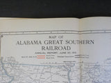 Alabama Great Southern Railroad Company Annual Report 1915 38th  MAP