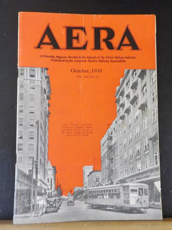 AERA 1930 October Interests of the Electric Railway Industry