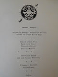 NMRA New York Convention, Northeastern Region Awards Banquet  menu Lot of 2