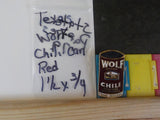 Jaycees Texas Wolfe Chili Can Maroon   PIN