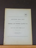 Norfolk and Western Railway Annual Report 32nd Year ended December 31 1927  MAP