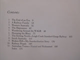 Making Tracks 46 years in Australian Railways By RJ Fitch Dust Jacket 1989 Index