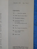 Live Steam Magazine 1973 January Jenny Brakes Rollwe Bearings