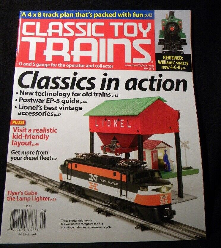 Classic Toy Trains 2012 May New technology for old trains Track Plan K ...