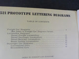 521 Prototype Lettering Diagrams Revised edition 1979