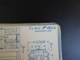 Blueprints Passenger Cars Blueprint drawings Approx 213 B&O