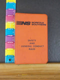 Norfolk Southern Safety and General Conduct Rules 1989 1990
