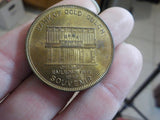Chicago Railroad Fair Bank of Gold Gulch Souvenir Token 1949