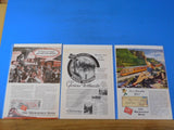 Ads Milwaukee Road Lot #10 Advertisements from various magazines (10)
