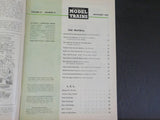 Model Trains 1956 November Freight yards you can build Derrick Car Concrete load