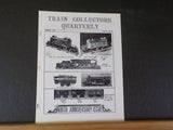 Train Collectors Quarterly Vol 10 #1 1964 January 9th Anniversary Issue