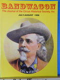 Bandwagon 1998 July Aug Circus Magazine Col. W.F. Cody Famous Hobsons Side Light