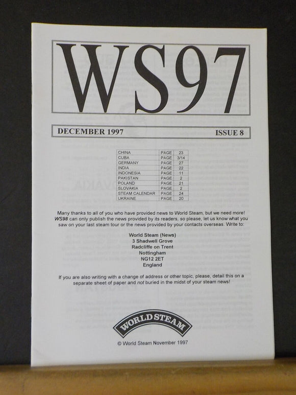 World Steam 1997 December  Issue #8 WS97