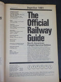 Official Railway guide 1981 September October North American Freight service edi