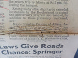 Trainman News1958 September 22  Vol 12 NO 38 Newspaper  Damage