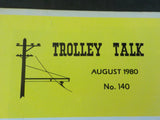 Trolley Talk #140 1980 August Wiring for two rail and trolley poles