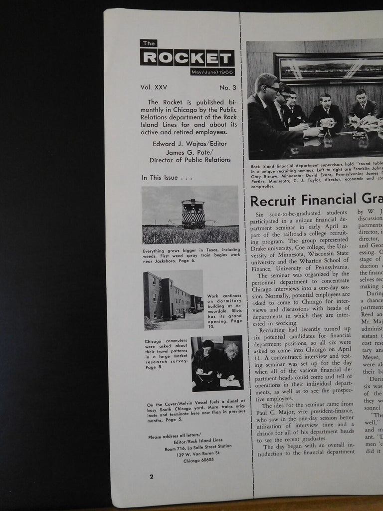 Rocket, The 1966 May-June Vol. XXV No.3 Rocket Island Employee Magazin ...