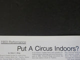 White Tops Circus Magazine 1983 July August Acrobats Familiar Circus Sight