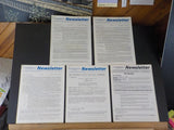 Boston & Maine Railroad Historical Society Newsletter 1980 - 1983 Lot of 10