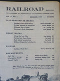 Railroad Magazine 1959 December V71#1 Mikado type locos Private cars on shortlin