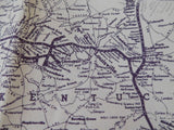 Map Norfolk and Western Railway Company and Affiliated July 7 1980