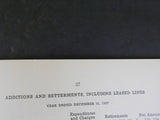 New York New Haven and Hartford Railroad Company Annual Report 1927
