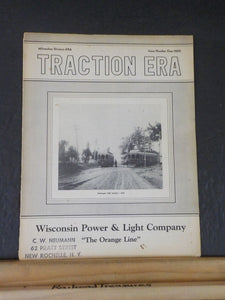 Traction Era Milwaukee Division ERA 1950 Issue #1 Wisconsin Power & Light Co