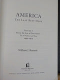 America The Last Best Hope Vol 1 From Age of Discovery to a World at War  w/DJ