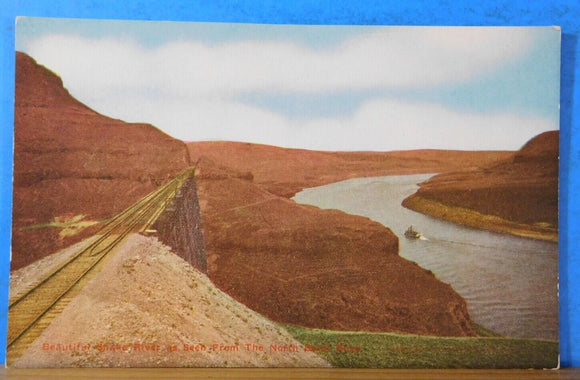 Postcard Beautiful Snake River as Seen From The North Bank Road