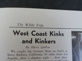 White Tops Circus Magazine 1951 September October The Whitney Show