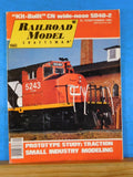 Railroad Model Craftsman Magazine 1983 September Traction Small industry modelin