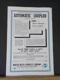 Model Railroader Magazine 1940 January Spray painting models Canadian 4-4-4 plan