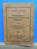 Constitution of the Brotherhood of Locomotive Fireman and Enginemen 1942