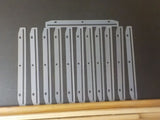 Magazine Holders for binders 3 hole punched Plastic (lot of 12)