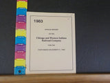 Chicago and Western Indiana Railroad Company Annual Report 1983
