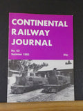 Continental Railway Journal #62 Summer 1985 Secondary Railways of Lower Silesia