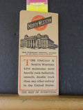 Chicago & North Western Line graph paper notebook