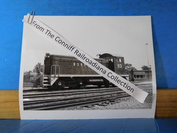 Photo Birmingham Southern Locomotive #93 8X10 B&W Wylam Ala 1962