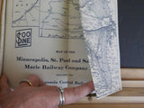 Minneapolis St Paul & Sault Ste Marie Railway Co Report 1908-1930 w/ maps