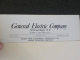 General Electric Company Supply Department Bulletin No 4954 1912 June Horn Type