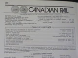 Canadian Rail #407 1988 November-December Early RY shipments of Cattle Newfoundl