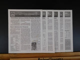 News from the National Association of Railroad Passengers 2003 Lot of 6: