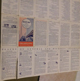 Map Philadelphia Route Map Showing Street Car Bus and Subway Lines 1940