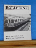 Rollsign Magazine of New England Transit News 1981 July August