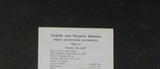 Photo Builder’s Card Norfolk & Western Locomotive #1238 N&W