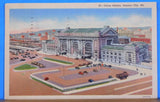 Postcard Union Station Kansas City Missouri Postmarked 1943