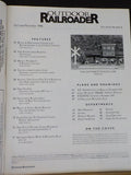 Outdoor Railroader Magazine 1996 Nov Disconnect crane car SR&RL boxcar plan
