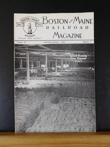 Boston & Maine Railroad Employee Magazine 1954 September October