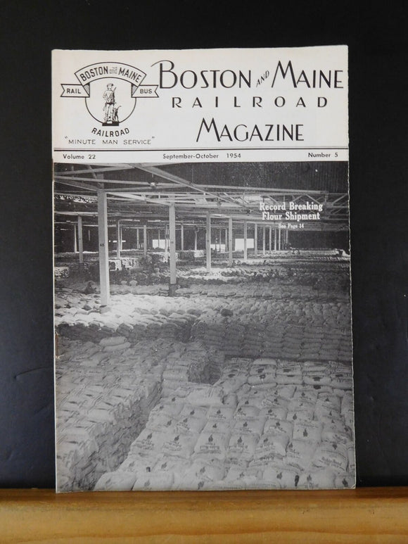 Boston & Maine Railroad Employee Magazine 1954 September October